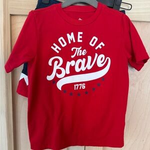 Garanimals Red 'Home of the Brave' Kids Tee